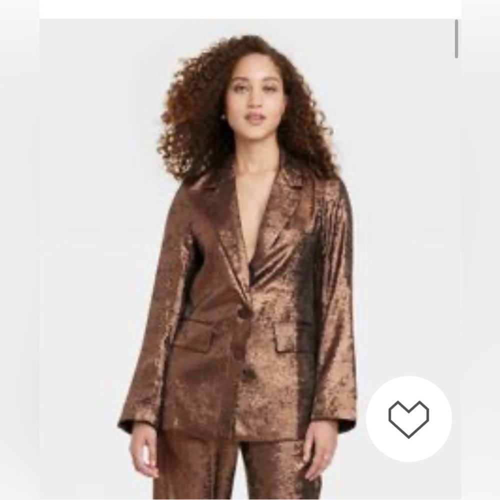 NWT bronze blazer